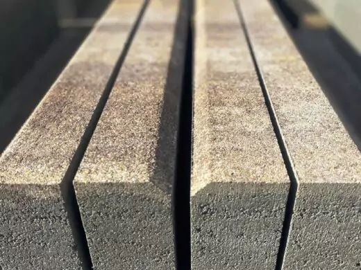 Бордюр садовый 1000х200х80 №4 "Степь", фактура гладкий, гранитная, мрамор-1